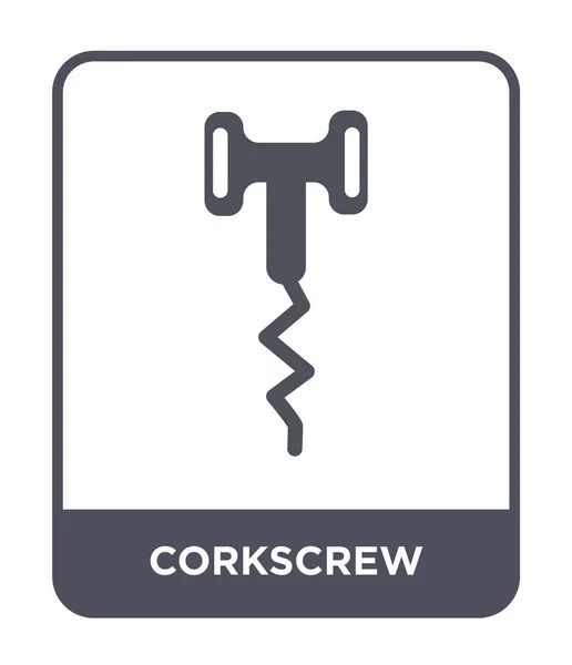 Corkscrew Icon Trendy Design Style Corkscrew Icon Isolated White Background — Stock Vector