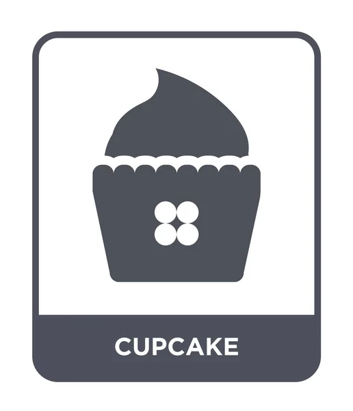 Icône Cupcake Dans Style Design Mode Icône Cupcake Isolé Sur — Image vectorielle