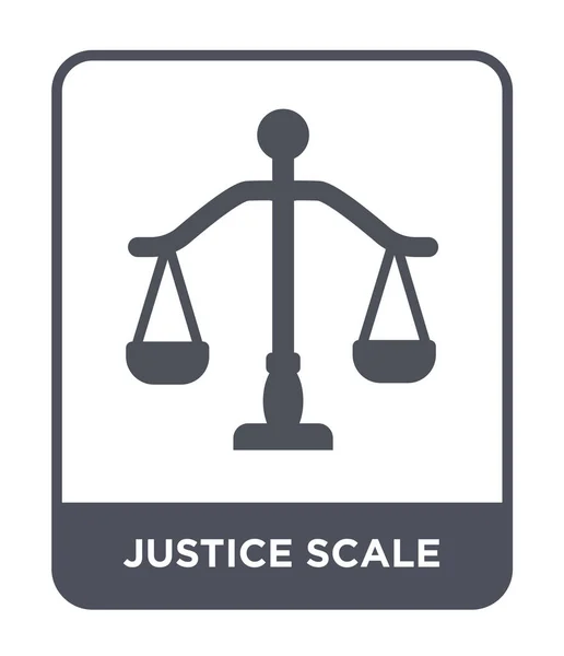 Ícone Escala Justiça Estilo Design Moderno Ícone Escala Justiça Isolado — Vetor de Stock