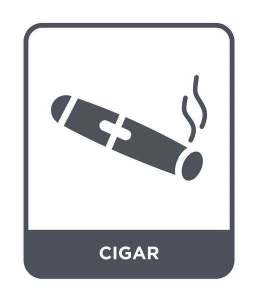 Icône Cigare Dans Style Design Mode Icône Cigare Isolé Sur — Image vectorielle