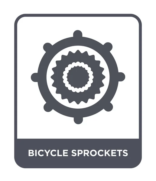 디자인 스타일 자전거 아이콘입니다 자전거 아이콘 배경에 고립입니다 자전거 아이콘 — 스톡 벡터