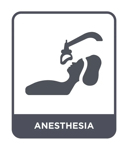 Icona Dell Anestesia Stile Design Alla Moda Icona Dell Anestesia — Vettoriale Stock