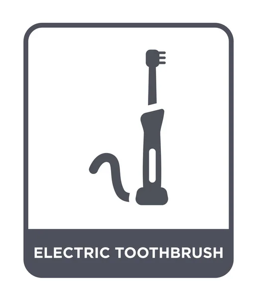Elektryczna Szczoteczka Zębów Ikona Modny Styl Elektryczna Szczoteczka Zębów Ikona — Wektor stockowy