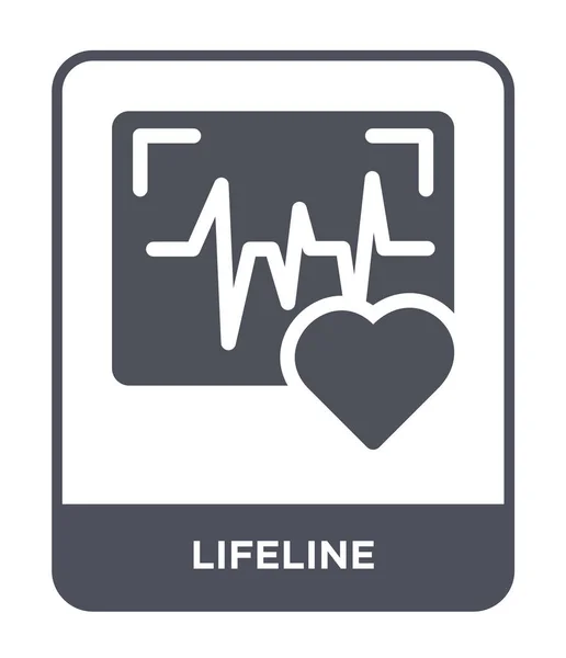 Lifeline Icon Trendy Design Style Lifeline Icon Isolated White Background — Stock Vector