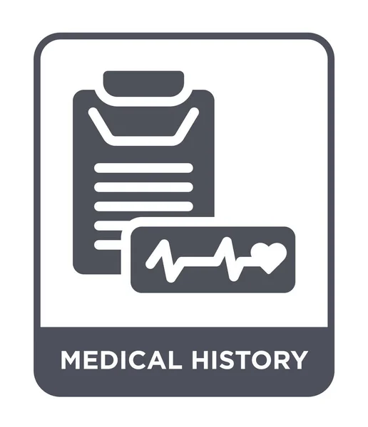 Medizinhistorische Ikone Trendigen Design Stil Medizinische Geschichte Symbol Isoliert Auf — Stockvektor