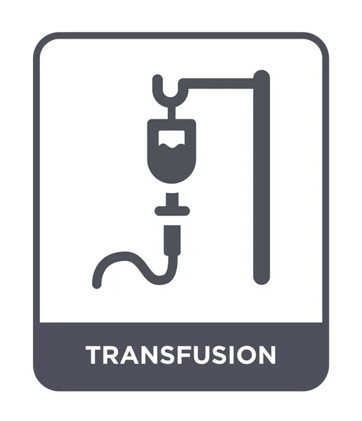 Icono Transfusión Estilo Diseño Moda Icono Transfusión Aislado Sobre Fondo — Archivo Imágenes Vectoriales