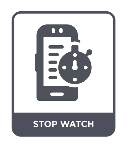 Stop Watch Icono Estilo Diseño Moda Stop Watch Icono Aislado — Vector de stock