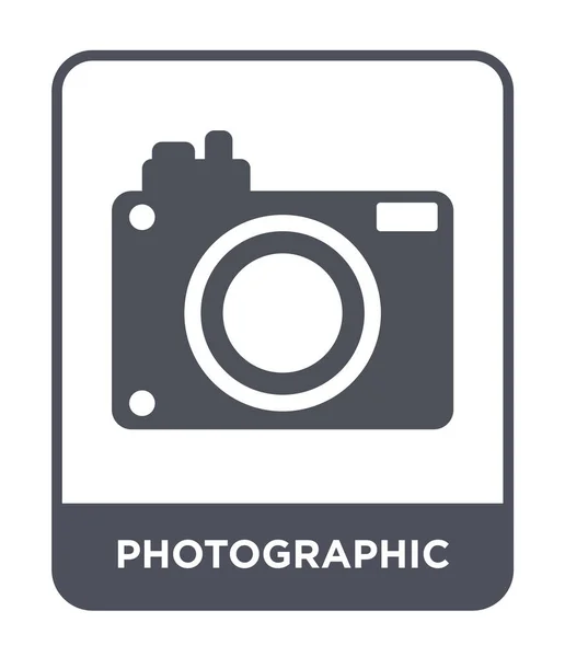 Fotografische Pictogram Trendy Stijl Fotografische Pictogram Geïsoleerd Een Witte Achtergrond — Stockvector