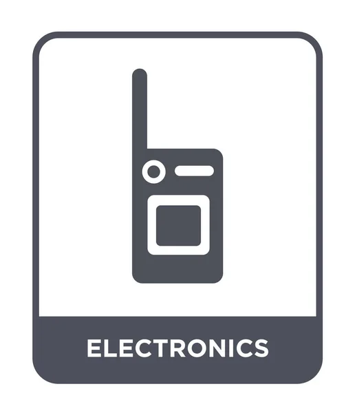 Icono Electrónica Estilo Diseño Moda Icono Electrónico Aislado Sobre Fondo — Archivo Imágenes Vectoriales