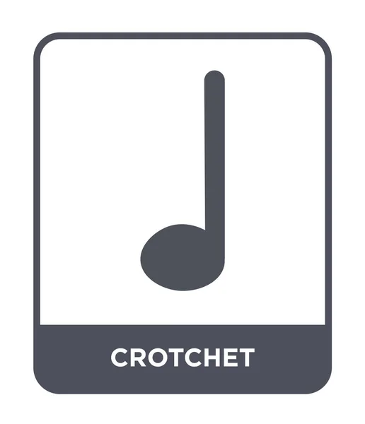 Crotchet Icono Estilo Diseño Moda Crotchet Icono Aislado Sobre Fondo — Vector de stock