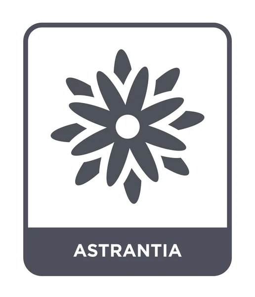 Astrantia Ikon Trendi Design Stílusban Astrantia Ikon Elszigetelt Fehér Background — Stock Vector