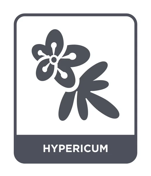 Icône Hypericum Dans Style Design Tendance Icône Hypericum Isolé Sur — Image vectorielle