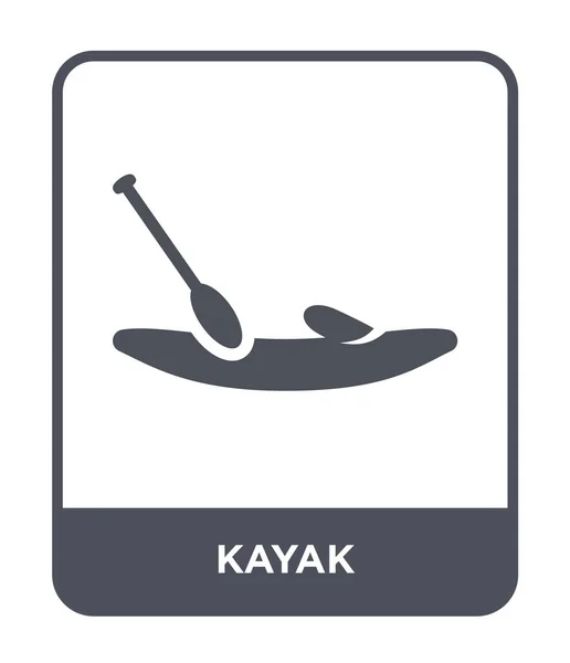Kayak Icon Trendy Design Style Kayak Icon Isolated White Background — Stock Vector
