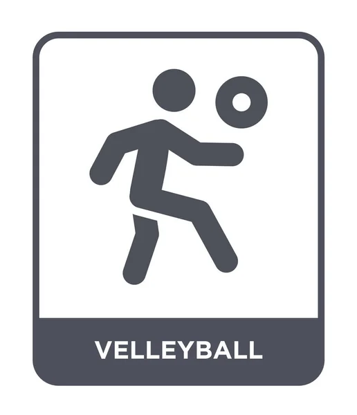 Velleyball Ikone Trendigen Design Stil Velleyball Symbol Isoliert Auf Weißem — Stockvektor