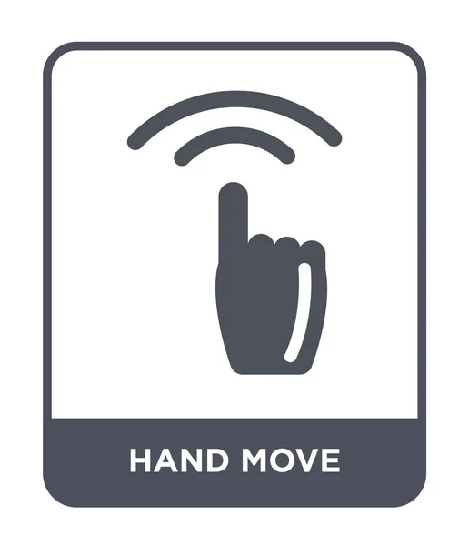 Mão Mover Ícone Estilo Design Moderno Mão Mover Ícone Isolado —  Vetores de Stock