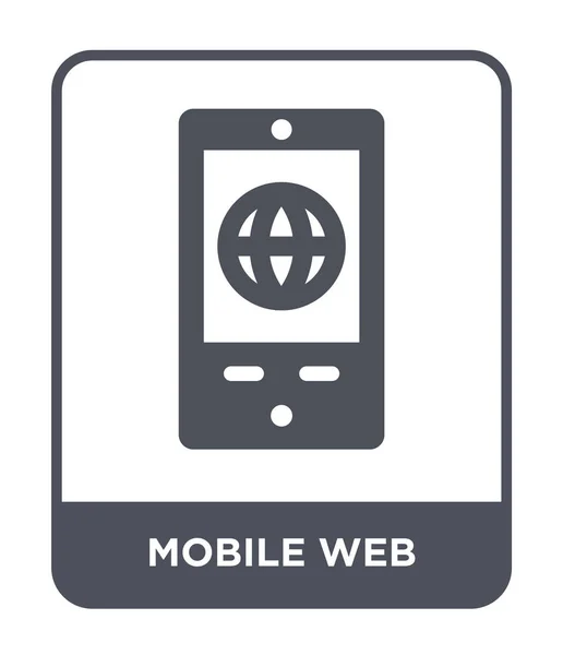 Мобільна Веб Іконка Стилі Модного Дизайну Мобільна Веб Іконка Ізольована — стоковий вектор