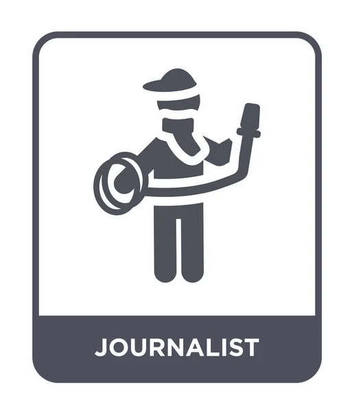 Journalist Icon Trendy Design Style Journalist Icon Isolated White Background — Stock Vector