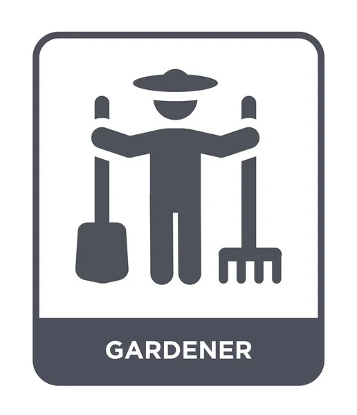 gardener icon in trendy design style. gardener icon isolated on white background. gardener vector icon simple and modern flat symbol.