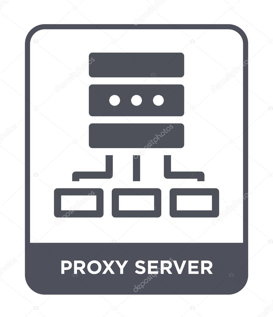 proxy server icon in trendy design style. proxy server icon isolated on white background. proxy server vector icon simple and modern flat symbol.