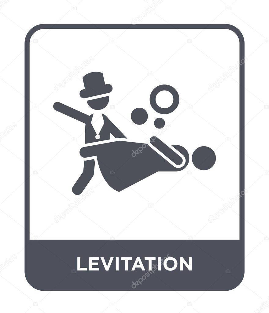 levitation icon in trendy design style. levitation icon isolated on white background. levitation vector icon simple and modern flat symbol.