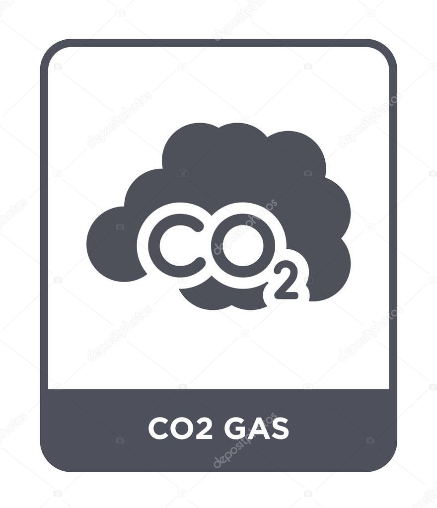 co2 gas icon in trendy design style. co2 gas icon isolated on white background. co2 gas vector icon simple and modern flat symbol.
