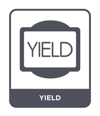 modaya uygun bir tasarım tarzı verim simgesi. Beyaz arka plan üzerinde izole simgesi verim. vektör simgesi basit ve modern düz simgesi web sitesi, mobil, logo, app, verim UI. simge vektör çizim, Eps10 verim.