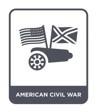 american civil war icon in trendy design style. american civil war icon isolated on white background. american civil war vector icon simple and modern flat symbol. clipart