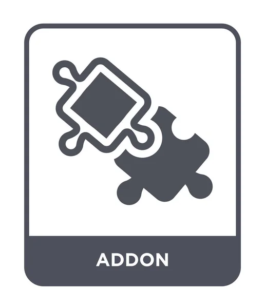 Addon Ikona Módní Design Stylu Addon Ikona Izolovaných Bílém Pozadí — Stockový vektor