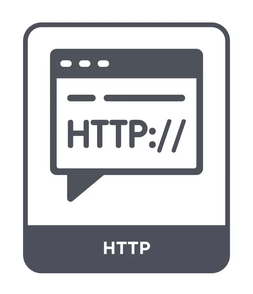 新潮设计风格的图标 在白色背景上隔离的 Http Http 矢量图标简单而现代的平面符号为网站 应用程序 Http 图标向量例证 Eps10 — 图库矢量图片