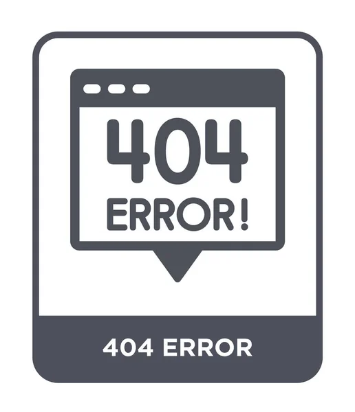 404 Error Icon Trendy Design Style Иконка Ошибки 404 Изолирована — стоковый вектор