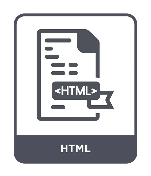 Html 图标在时尚的设计风格 在白色背景上隔离的 Html Html 矢量图标简单而现代的平面符号为网站 应用程序 Html 图标向量例证 Eps10 — 图库矢量图片