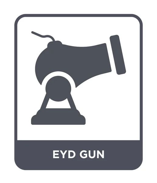 新潮设计风格的艾德枪图标 在白色背景查出的 Eyd 枪图标 Eydgun 矢量图标简单和现代平面符号 — 图库矢量图片