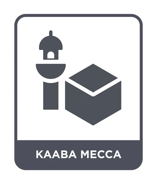 Icône Kaaba Mecque Dans Style Design Tendance Kaaba Icône Mecque — Image vectorielle