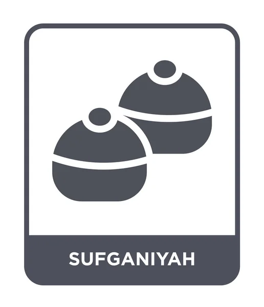 Icône Sufganiyah Dans Style Design Mode Icône Sufganiyah Isolé Sur — Image vectorielle