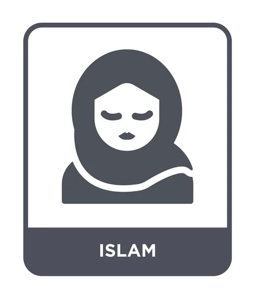 Icône Islam Dans Style Design Tendance Icône Islam Isolé Sur — Image vectorielle