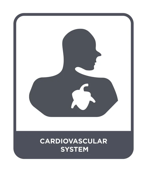 Icono Del Sistema Cardiovascular Estilo Diseño Moda Icono Del Sistema — Vector de stock