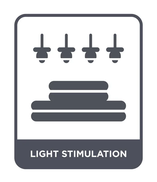 Icono Estimulación Luz Estilo Diseño Moda Icono Estimulación Luz Aislado — Vector de stock