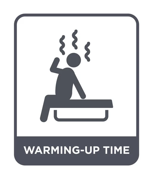 Warming Time Icon Trendy Design Style Warming Time Icon Isolated — Stock Vector