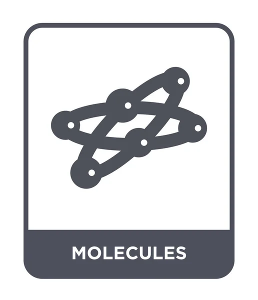 Icono Moléculas Estilo Diseño Moda Moléculas Icono Aislado Sobre Fondo — Vector de stock