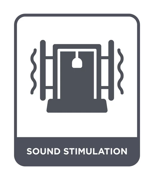 Icône Stimulation Sonore Dans Style Design Tendance Icône Stimulation Sonore — Image vectorielle