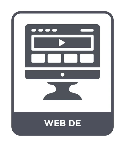 Web Icon Estilo Diseño Moda Web Icon Aislado Sobre Fondo — Archivo Imágenes Vectoriales