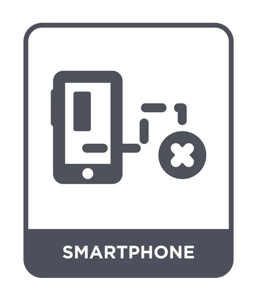 Ikon Smartphone Dengan Gaya Desain Trendi Ikon Smartphone Terisolasi Pada - Stok Vektor