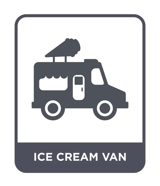 Ice Cream Van Icon Trendy Design Style Ice Cream Van — Stock Vector