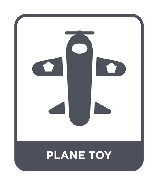 Flugzeug Spielzeug Ikone Angesagten Design Stil Flugzeug Spielzeug Symbol Isoliert — Stockvektor