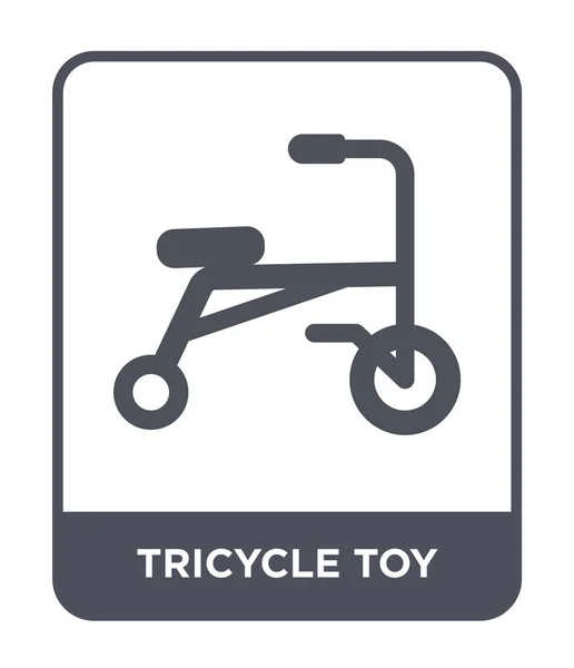디자인 스타일에 자전거 장난감 아이콘입니다 자전거 장난감 아이콘 배경에 고립입니다 — 스톡 벡터