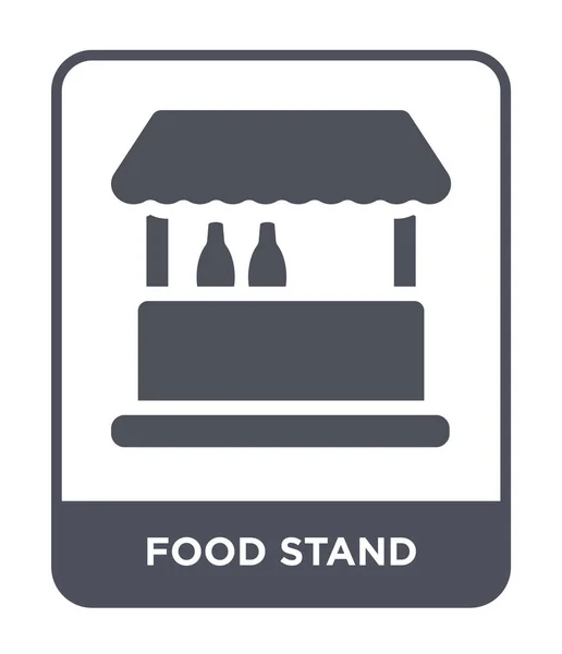 Essensstand Ikone Trendigen Design Stil Essensstand Symbol Isoliert Auf Weißem — Stockvektor