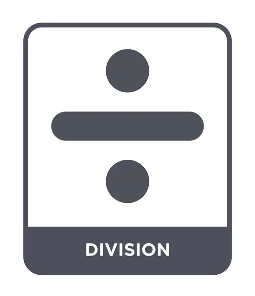 Icono División Estilo Diseño Moda Icono División Aislado Sobre Fondo — Vector de stock
