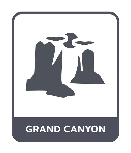 Ikon Grand Canyon Dengan Gaya Desain Trendi Ikon Grand Canyon - Stok Vektor