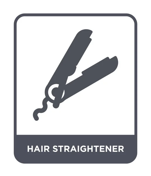 Haarglätter Symbol Trendigen Design Stil Haarglätter Symbol Isoliert Auf Weißem — Stockvektor