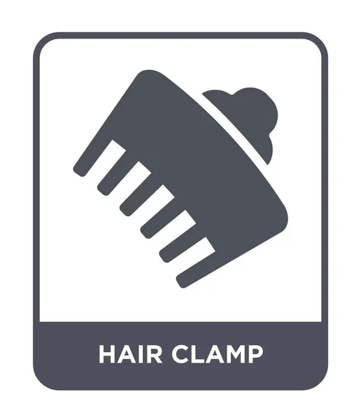 Haarklemmsymbol Trendigen Design Stil Haarklemmsymbol Isoliert Auf Weißem Hintergrund Haarklemmvektorsymbol — Stockvektor